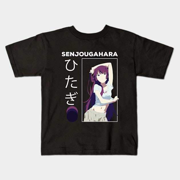 Hitagi Senjougahara Kids T-Shirt by Araki Shop